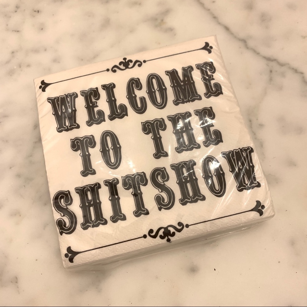 Novelty Cocktail Napkins - Welcome To The Shitshow